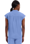 CEIL - Healing Hands Purple Label Women Scrub Top - Back View