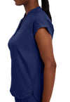 Navy - Women's Journey Scrub Top (View 2)
