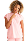 Pink Popsicle - Healing Hands Purple Label Women Scrub Top - Front View