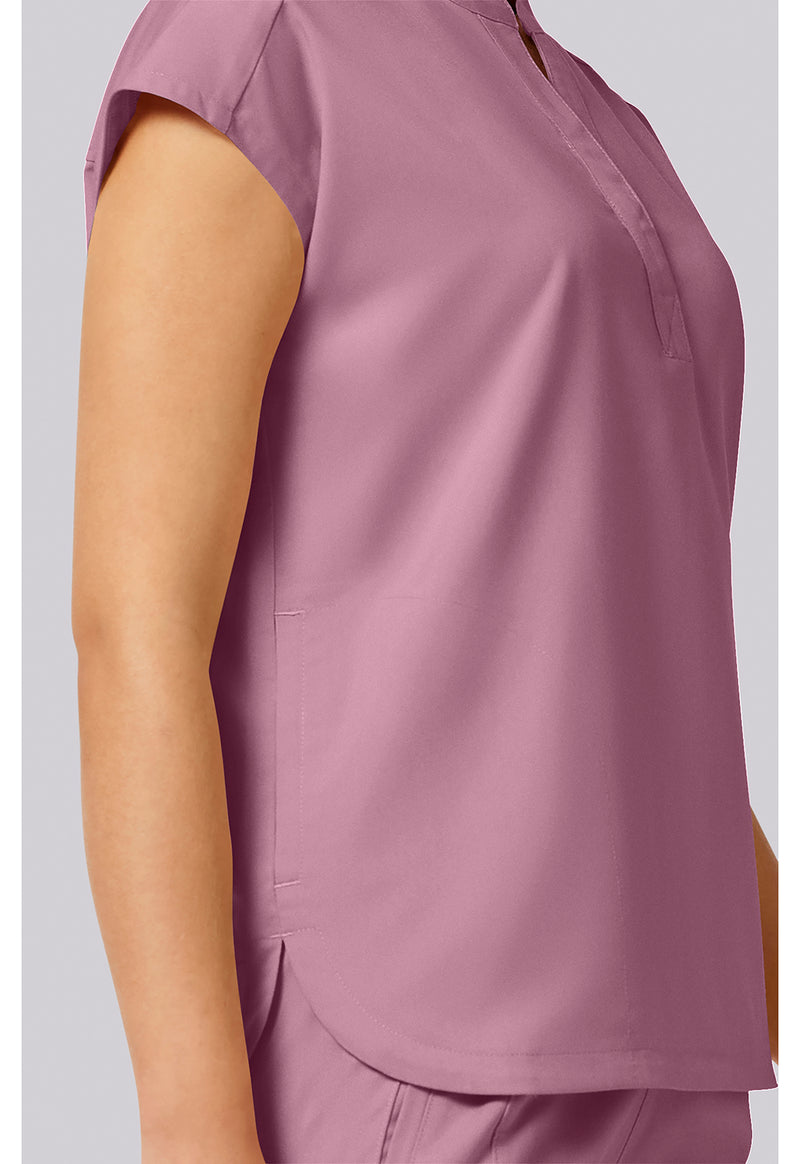 Powder Puff Pink - Women's Journey Scrub Top (View 3)