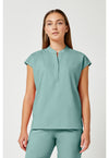 Rainwater - Healing Hands Purple Label Women Scrub Top - Front View