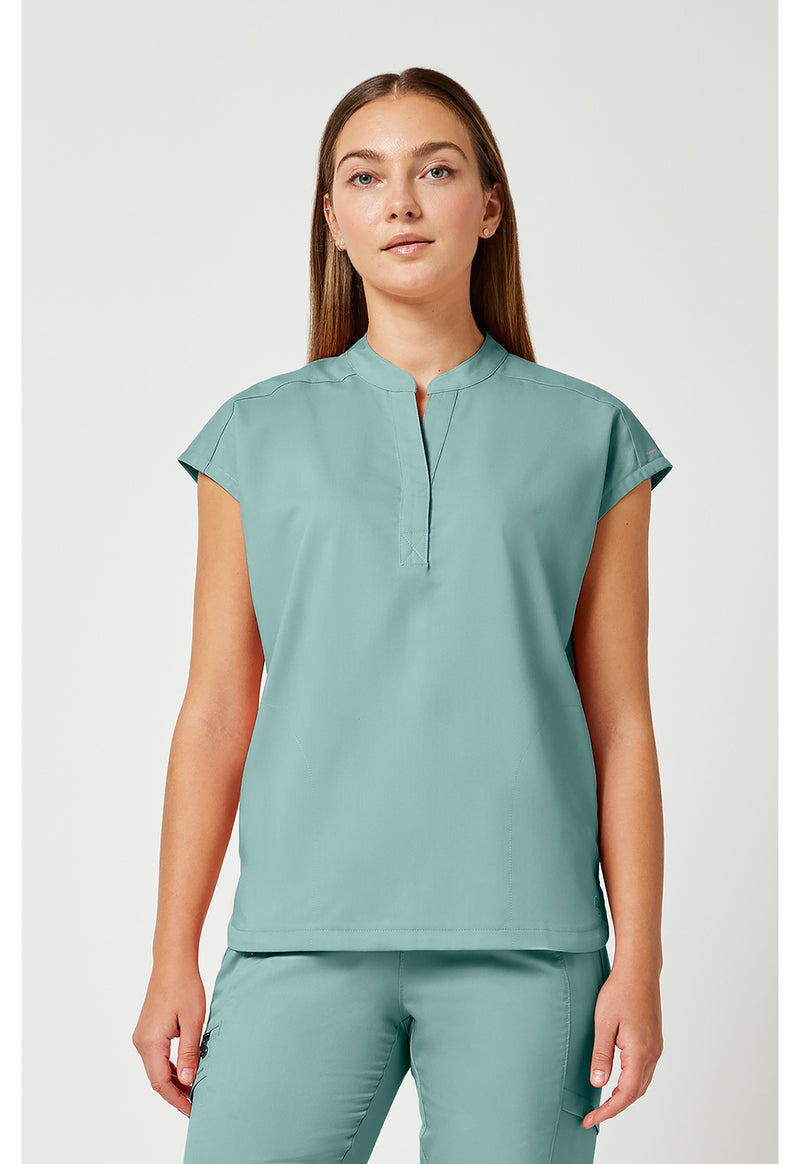 Rainwater - Healing Hands Purple Label Women Scrub Top - Front View