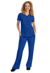 Galaxy Blue - Women's Jane Scrub Top (View 3)