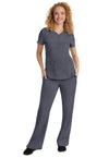Pewter - Women's Jane Scrub Top (View 3)