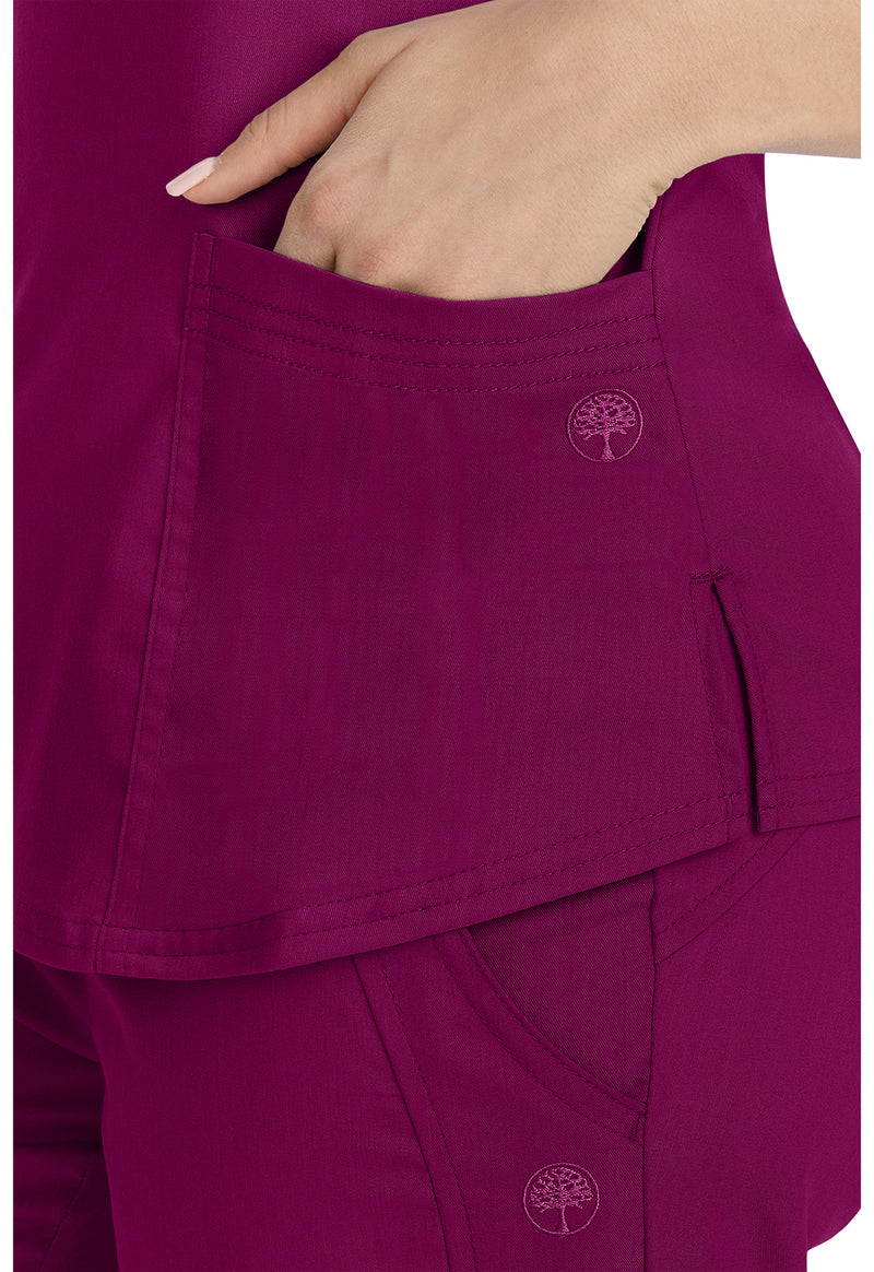 Wine - Women's Jane Scrub Top (View 2)