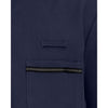 Navy - White Cross V-Tess Men's 3 Pocket V-Neck Scrub Top for Nursing