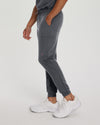 Dark Pewter - White Cross V-Tess Men's 6 Pocket Jogger Scrub Pant for Nursing