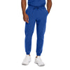 Royal Blue - White Cross V-Tess Men's 6 Pocket Jogger Scrub Pant for Nursing