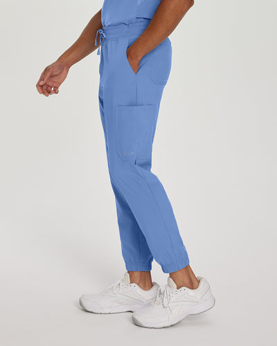 White Cross Fit Men's 6 Pocket Jogger Scrub Pant for Nursing