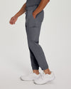 Pewter - White Cross Fit Men's 6 Pocket Jogger Scrub Pant for Nursing