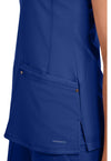 Galaxy Blue - Women's Juliet Scrub Top (View 2)