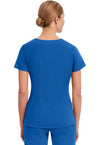 Royal - Healing Hands Purple Label Women Scrub Top - Back View