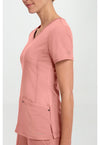 Velvet Peach - Women's Juliet Scrub Top (View 2)