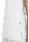 WHITE - Women's Juliet Scrub Top (View 2)