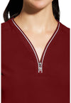 Garnet Red - Women's Sonia Scrub Top (View 2)