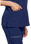 Navy - Women's Sonia Scrub Top (View 2)