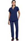 Navy - Women's Sonia Scrub Top (View 3)