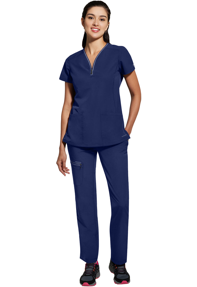 Navy - Women's Sonia Scrub Top (View 3)