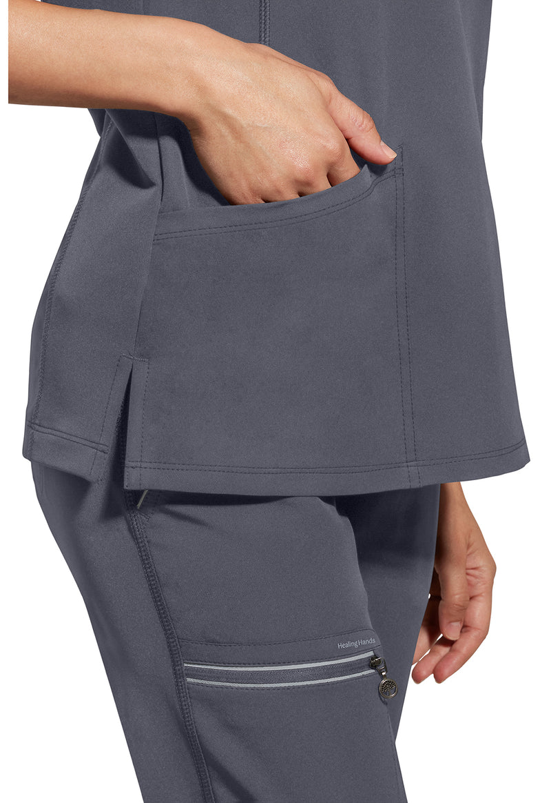 Pewter - Women's Sonia Scrub Top (View 2)