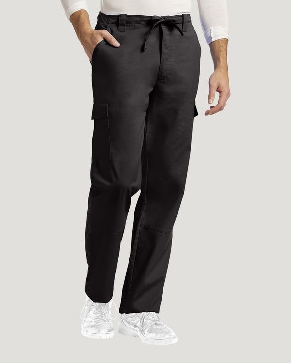 White Cross Duo Men's Cargo Scrub Pants for Nursing