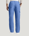 Ceil Blue - White Cross Duo Men's Cargo Scrub Pants for Nursing