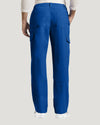 Royal Blue - White Cross Duo Men's Cargo Scrub Pants for Nursing