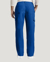 Royal Blue - White Cross Duo Men's Cargo Scrub Pants for Nursing