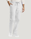White - White Cross Duo Men's Cargo Scrub Pants for Nursing