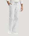 White - White Cross Duo Men's Cargo Scrub Pants for Nursing
