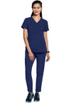 Navy - Women's Skyler Scrub Top (View 3)