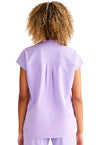 Cyber Violet - Healing Hands 360 Women Scrub Top - Back View