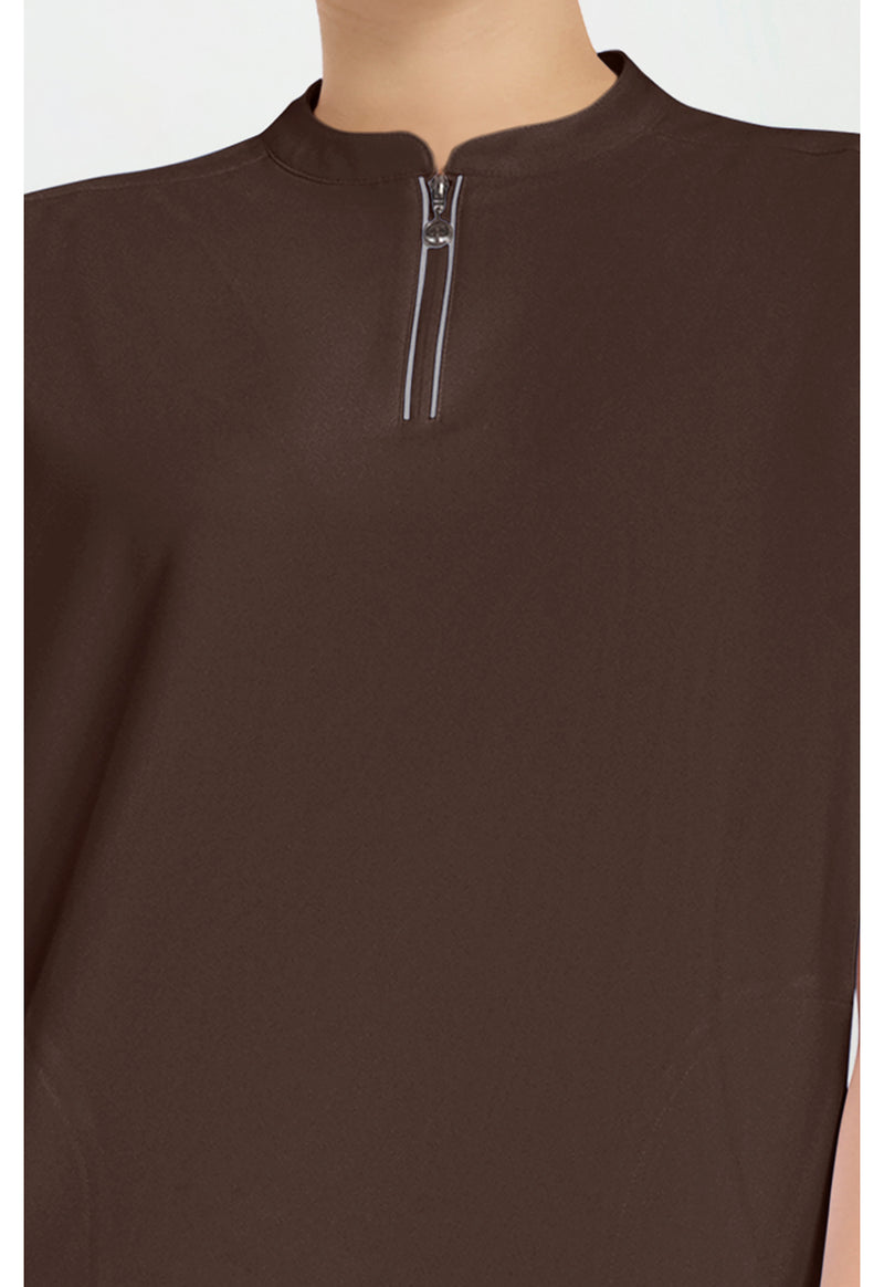 Dark Chocolate - Women's Sandy Scrub Top (View 2)