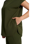 Dark Pine - Women's Sandy Scrub Top (View 3)