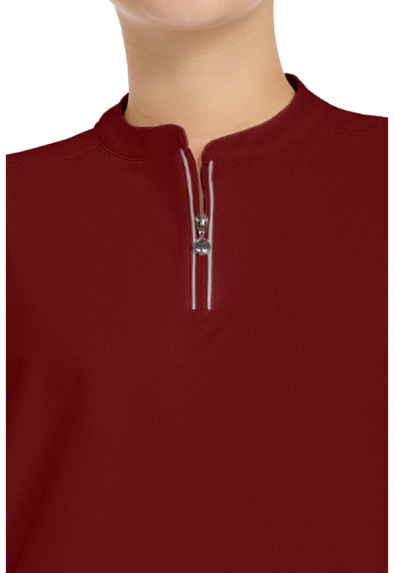 Garnet Red - Women's Sandy Scrub Top (View 2)