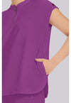 Plum Violet - Women's Sandy Scrub Top (View 3)