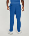 Royal Blue - White Cross Fit Men's 6 Pocket Yoga Waist Cargo Scrub Pants for Nursing