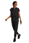 black - Journey Camo Top (View 3)