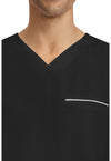 BLACK - Men's Spencer Scrub Top (View 2)