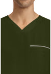 Dark Pine - Men's Spencer Scrub Top (View 2)