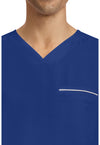 Galaxy Blue - Men's Spencer Scrub Top (View 2)