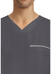 Pewter - Men's Spencer Scrub Top (View 2)