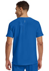 Royal - Healing Hands 360 Men Scrub Top - Back View