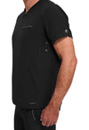 BLACK - Men's Steven Scrub Top (View 3)