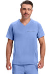 CEIL - Healing Hands 360 Men Scrub Top - Front View