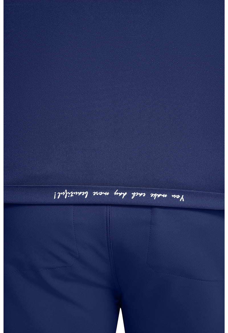 Navy - Men's Steven Scrub Top (View 2)