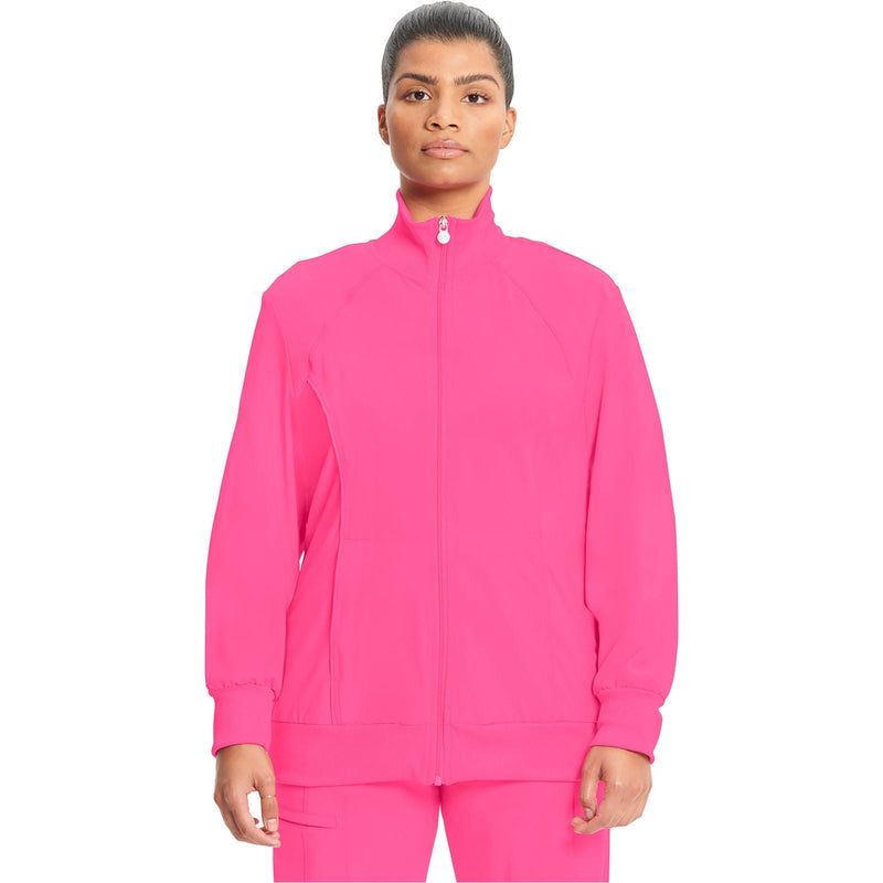 carmine pink - Zip Front Jacket