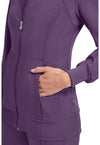 eggplant - Zip Front Jacket (View 3)
