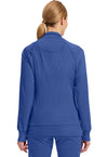 Galaxy Blue - Cherokee IN Infinity Women Scrub Jacket - Back View