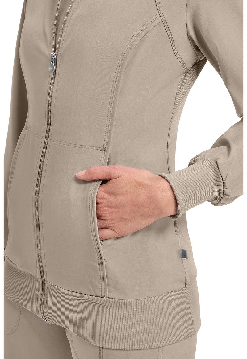 khaki - Zip Front Jacket (View 3)