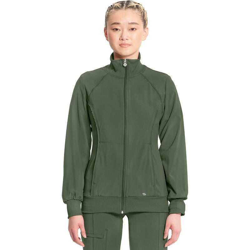 olive - Zip Front Jacket